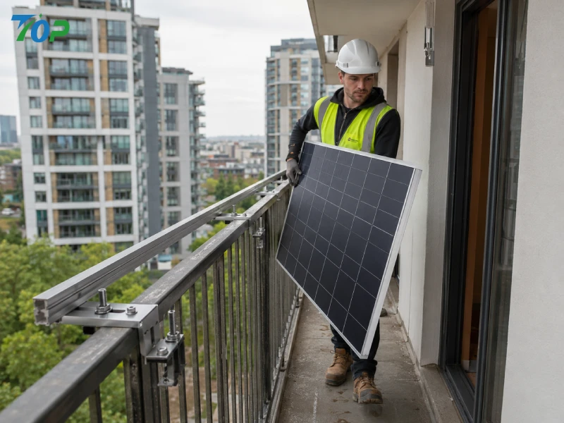 Eguzki-panel arinak balkoi instalazioetarako: ingeniaritza abantailak, egiturazko segurtasuna eta EPC erosteko gida