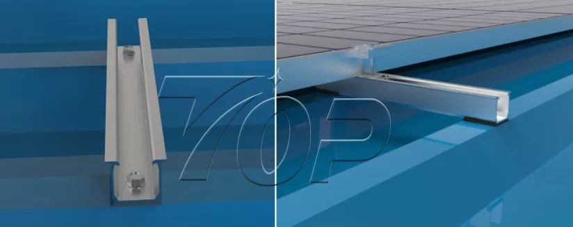 Rail-less Solar Panel Roof Rack Mount