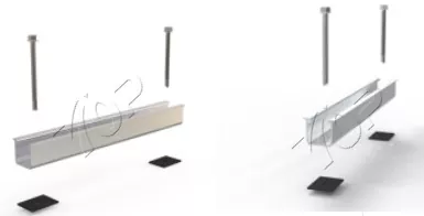 Rail-less Solar Panel Roof Rack Mount