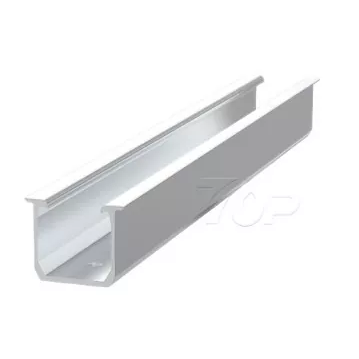 U motako aluminiozko erraila eguzki-panelak muntatzeko sistemarako
